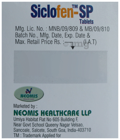 Siclofen-SP Tablet image