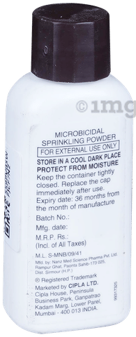 Cipladine Povidone Iodine 5% Microbicidal Powder for Skin Infections (10 gm) image