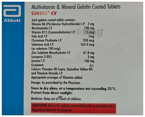 Surbex CV Tablet image