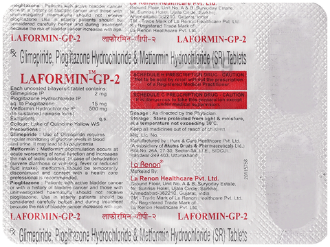 Laformin GP 2 Tablet image Laformin GP 2 Tablet image