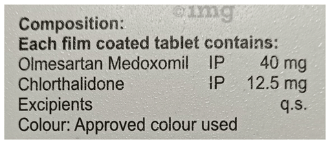Olmeraas CH 40mg/12.5mg Tablet