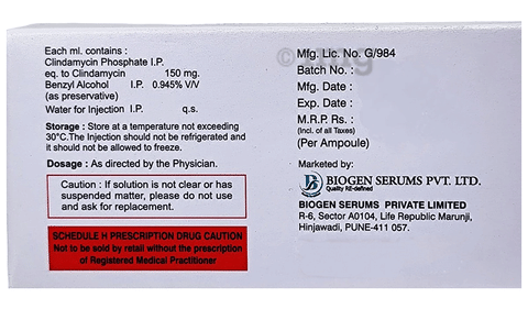 Clindanol 600 Injection image