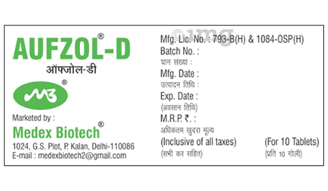 Aufzol-D Tablet image Aufzol-D Tablet image