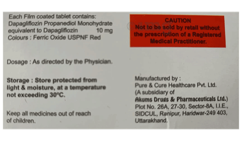 Dapaxifra Tablet image