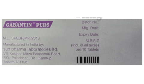 Gabantin Plus Tablet image