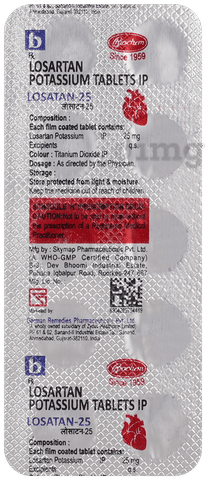 Losatan 25mg Tablet image