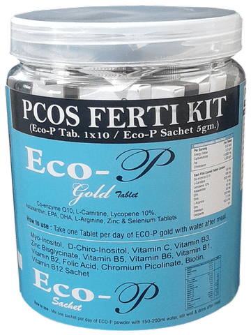 Eco-P PCOS Ferti Kit: Buy box of 1.0 Kit at in India | 1mg Eco-P PCOS Ferti Kit: Buy box of 1.0 Kit at in India | 1mg