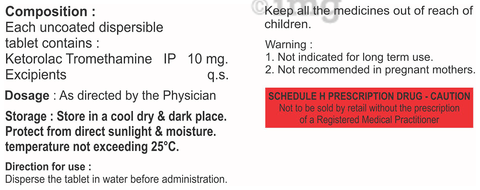 Ketmolin DT Tablet image Ketmolin DT Tablet image