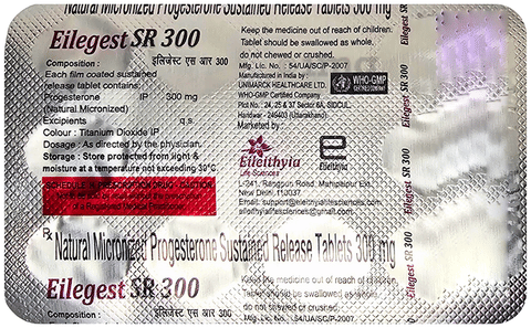 Eilegest SR 300 Tablet image Eilegest SR 300 Tablet image