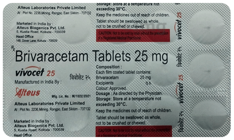 Vivocet 25 Tablet image