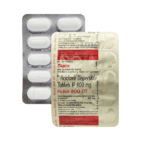 acivir 800 dt tablet