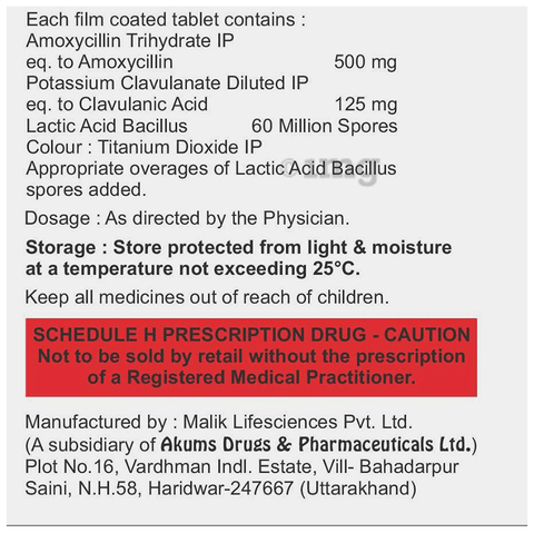 Moxycron-625 LB Tablet image Moxycron-625 LB Tablet image
