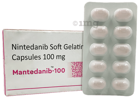 Mantedanib 100mg Capsule image