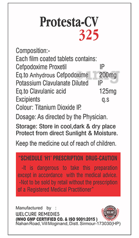 Protesta-CV 325 Tablet image