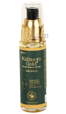 Kalimera Gold Herbal Natural Hair Oil 24K Gold (50gm): Buy bottle