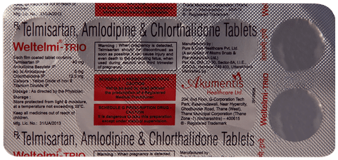 Weltelmi Trio 40mg/5mg/12.5mg Tablet