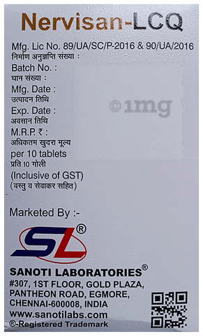 Nervisan-LCQ Tablet image