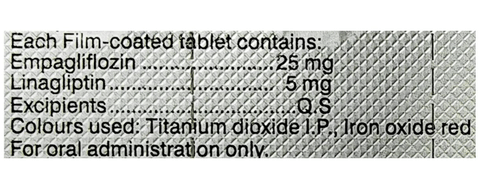 Xilingio 25mg/5mg Tablet image