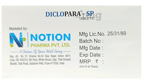 डिक्लोपैरा-एसपी टैबलेट image