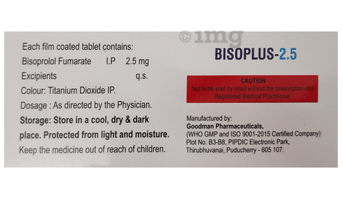 Bisoplus 2.5 Tablet image Bisoplus 2.5 Tablet image