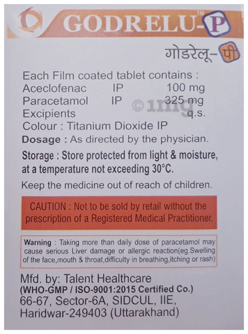 Godrelu-P Tablet image
