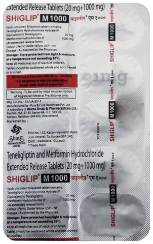 Shiglip M 1000 Tablet ER