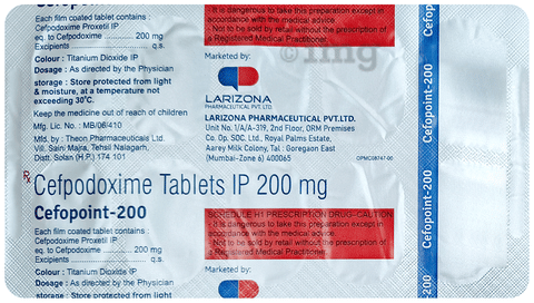 Cefopoint 200 Tablet image Cefopoint 200 Tablet image