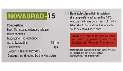 Novabrad 15 Tablet ER image