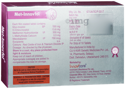 Met-Innovfol Tablet image