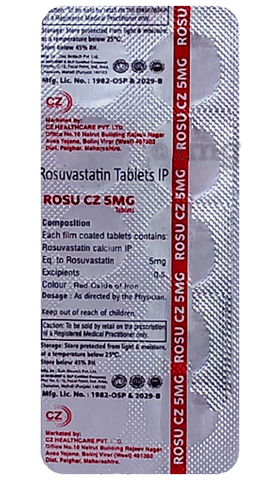Rosu CZ 5mg Tablet image