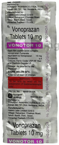 Buy Vonotor 10mg Tablet Online: View Uses, Side Effects, Price ...