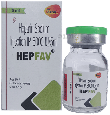 Hepfav 5000IU Injection image