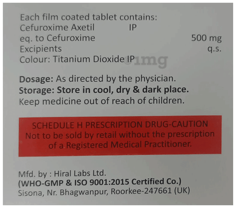 Infoxim 500 Tablet image