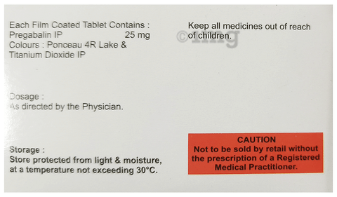 Pegnerve 25 Tablet image Pegnerve 25 Tablet image