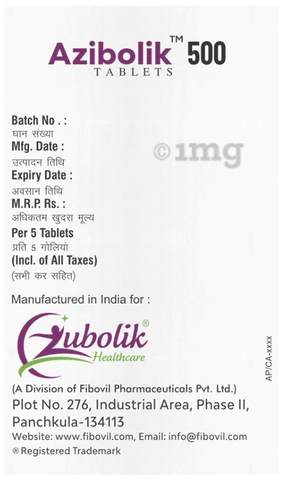Azibolik 500 Tablet image