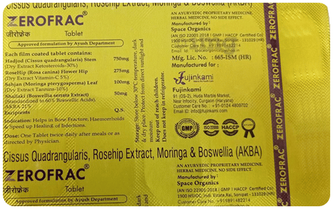 Zerofrac Tablet image