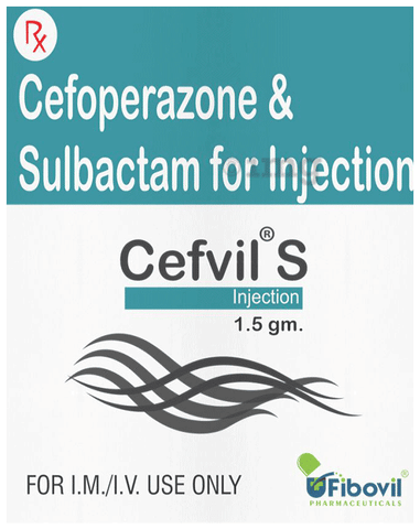 Cefvil S 1.5gm Injection image Cefvil S 1.5gm Injection image