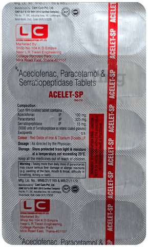 Acelet-SP Tablet image Acelet-SP Tablet image