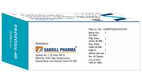 Prozosil 40 Tablet image Prozosil 40 Tablet image