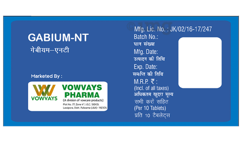 Gabium NT Tablet image