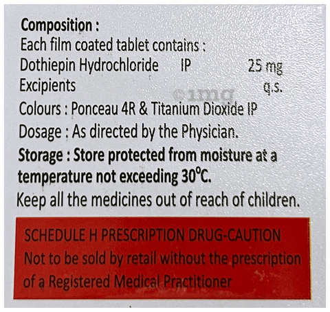 Dotin 25mg Tablet image