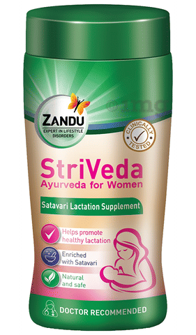 Zandu StriVeda Satavari Lactation Supplement | For Women's Health