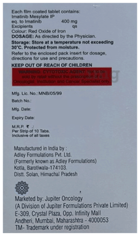 Jupitinib 400 Tablet image