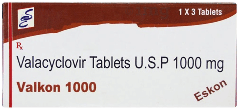 Valkon 1000mg Tablet image