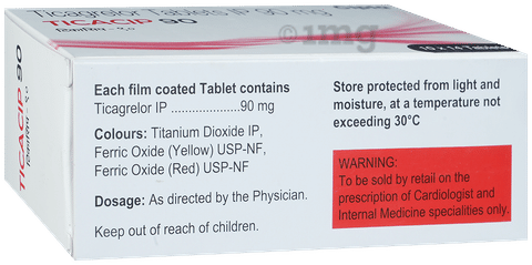 Ticacip 90mg Tablet image