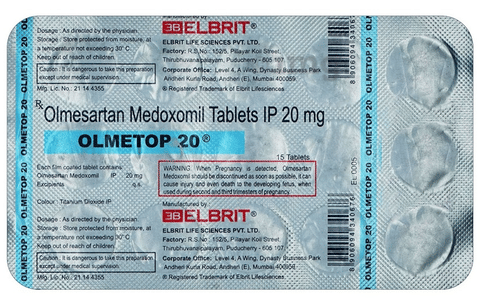 Olmetop 20 Tablet image