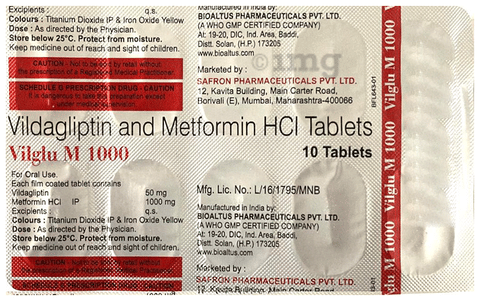 Vilglu M 1000 Tablet image