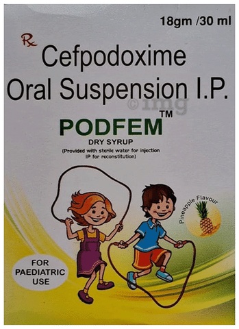 Podfem Dry Syrup Pineapple