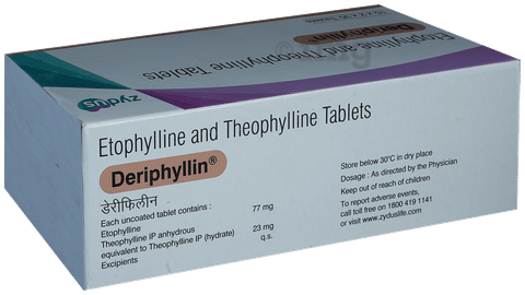 Deriphyllin Tablet image Deriphyllin Tablet image
