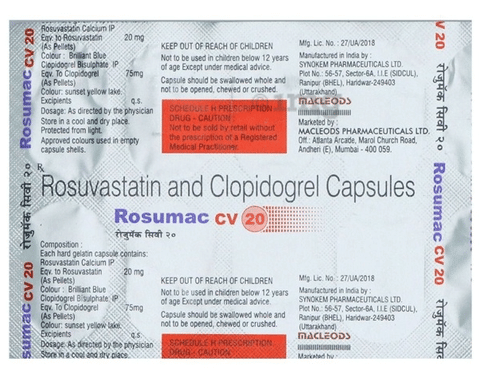 Rosumac CV 20 Capsule image Rosumac CV 20 Capsule image